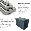 Mini Split Air Conditioner Cover for Outside Units,louver grille dust cover,Aluminum Air Conditioner and Heat Pump Cover , fence to hide air conditioner,outer materia , Suitable for indoor and outdoor view 4