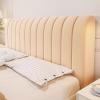 ABANO Thicken Headboard Covers Slipcover, Bed Headboard Cover 360 All-Around Wrapping Thickly Padded PP Cotton Material for Full Queen Cal King Size, Dustproof Protector Cover-Curry||Bed Head 200cm view 1