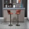 GOWE COOLMORE Swivel Bar Stools Set of 2 Adjustable Counter Height Chairs with Footrest for Kitchen, Dining Room 2PC/Set view 1