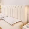 ABANO Thicken Headboard Covers Slipcover, Bed Headboard Cover 360 All-Around Wrapping Thickly Padded PP Cotton Material for Full Queen Cal King Size, Dustproof Protector Cover-Beige||Bed Head 160cm view 1