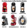 FOXNSK Reusable Capsule Adapter for Dolce Gusto, Refillable Coffee Capsule Converter with 41mm Tamper and Adapter Bracket Compatible for Piccolo XS/Genio S/EDG 305 view 2