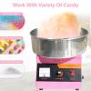 guoyjmm Electric Commercial Cotton Candy Machine,1000W Candy Floss Machine with Stainless Steel Bowl,Marshmallow Machine for Family Party, Kids Birthday view 2