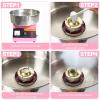 guoyjmm Electric Commercial Cotton Candy Machine,1000W Candy Floss Machine with Stainless Steel Bowl,Marshmallow Machine for Family Party, Kids Birthday view 4