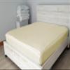 Aryav Bedding Zip On Fitted Sheet Cal King Size 72X84 - Includes 2 Zip-On Sheets & 1 Fitted Sheet Base - 12 Inch. Deep Pockets Cal King Size Zipper Sheets - Soft Cotton 500 TC Fitted Sheet - Ivory view 3