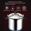 Aluminum Alloy Pressure Cooker50-100L Large Capacity Explosion-Proof Gas High Pressure Cooking for Large Canteen Hotel Restaurant School (Color : Silver, Size : 100L) view 2