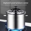 Cooker Large Capacity Explosion-proof Electric Pressure Cooker Family Gas Stove Hot Pot Special Price Hotel Restaurant Kitchen Cooking Pot (Size : 30L) view 3