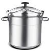 Explosion-Proof High High Pressure Cooking PotCommercial Large Capacity Pressure Cooker Stainless Steel Suitable for Gas Induction CookerSilver-15L view 1