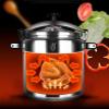 Explosion-Proof High High Pressure Cooking PotCommercial Large Capacity Pressure Cooker Stainless Steel Suitable for Gas Induction CookerSilver-15L view 3
