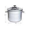 50L Aluminium Multi Pressure Cooker Large Explosion Proof Pressure CookerHome Hotel Cook Pressure Cooker Gas Dedicated Fast Cooking view 3