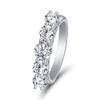 WCB1FPu 2024 New Jewelry Fashion S925 Silver Ring Personalized Ring Women's 5A High Carbon Diamond Ring (8#) view 1