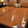 Traditional Summer Sleeping Rattan Pad, Double-Sided Rattan Cooling Mattress Topper, Folding Smooth Air Conditioning Mat for Bed, Foldable Rattan Mattress, Double-Sided Use, Summer Bedding (Color : B view 1