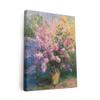 Elivita Claude Monet Lilacs Design 2 Vertical Canvas Wall Art Prints Pictures Gifts Artwork Framed For Kitchen Living Room Bathroom Wall Home Decor Ready to Hang view 1