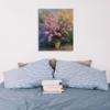 Elivita Claude Monet Lilacs Design 2 Vertical Canvas Wall Art Prints Pictures Gifts Artwork Framed For Kitchen Living Room Bathroom Wall Home Decor Ready to Hang view 4