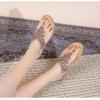 Womens Summer Flats Sandals Casual Bohemian Dressy Thong Flat Shoes Comfortable Slip on Elastic Ankle Strap Beach Sandals view 4