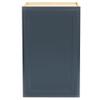 Quicklock RTA (Ready-to-Assemble) 42" Tall Wall Kitchen Cabinets - Shaker Style | 100% Hardwood | Made in America | Soft Close Hardware (Needlepoint Navy, 12''D x 21''W x 42''H) view 2