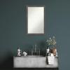 Amanti Art Grey Bathroom Mirror for Over Sink, 30x20 Custom Made Woodridge Rustic Grey Rectangle Vanity Mirror, Medium Country Rustic Wood Frame, Hangs Horizonally and Vertically, Wall Decor view 4