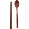 Kqcibz Handmade Jujube Tree Wooden Korean Dinnerware Combinations Utensil,5 Set of Spoons and Chopsticks view 1