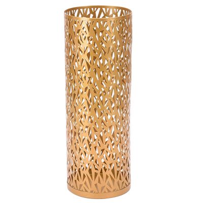 Nuytghr Umbrella Holder Stand | Metal Round Storage Bin | Decorative Umbrella Storage Bucket, Dry Flowers Bucket, Umbrella Stand Organizer, Metal Umbrella Storage Container, Decorative Storage Bin
