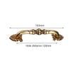 brass cupboard drawer handles, 2pcs Furniture Pull Handles s Copper Kitchen Cabinet Hardware Cabinet Knobs for Bathroom with Screws Cabinet Handles Gold(Single Hole)(Hole distance 96mm) ( Size : Hole view 2