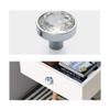 AthuAh Crystal Door knobs, Square Crystal Rhinestone Furniture Door Wardrobe Cupboard Cabinet Drawer Pull Handles Knobs 2pcs (Color : Knobs) (Color : Knobs) view 4