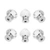AthuAh Crystal Door knobs, 6pcs Keyless Door Knob Vanity Furniture Knobs Strawberry Furniture Knobs Cabinet Replacement Knobs Kitchen Cabinet KnobsAcrylic Decorative Kitchen, Transparent view 1