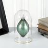 Plymor 4.5" x 8" Glass Display Dome Cloche with Gold Rim (no Base), Pack of 6 view 3