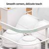 URVIKBVG Dish Rack Dish Drying Rack Over Sink Drainer Draining Rack with Drip Tray ABS with Cutlery Holder Removable Basket Scratch Resistant Slip Resistant Space Saving (Gold 34x26x15cm) view 4