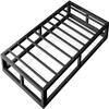 Bilily 6 Inch Twin XL Bed Frame with Steel Slat Support, Low Profile King Metal Platform Bed Frame Support Mattress Foundation, No Box Spring Needed/Easy Assembly/Noise Free view 1