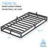 Bilily 6 Inch Twin XL Bed Frame with Steel Slat Support, Low Profile King Metal Platform Bed Frame Support Mattress Foundation, No Box Spring Needed/Easy Assembly/Noise Free view 3