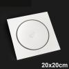 UUNVTOSU 20x20cm Square Stainless Steel Shower Floor Drain Bathroom Water 1Pcs Sinks view 2