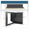 INTRIXX 22x30 Inch Bathroom Wall Mounted Retro Medicine Cabinet with Shelves and Mirror Organizer Waterproof Lightweight Durable Metal Glass for Bathroom, YX-336 view 3