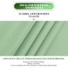 8 Pack Polyester Tablecloth 60 x 126 Inch Sage Green Tablecloth for 8 Ft Rectangle Tables,Stain and Wrinkle Resistant Washable Fabric Table Covers Polyester Table Clothes for Wedding Parties Banque view 3