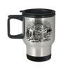 60th Anniversary Travel Coffee Mug for Camping Enthusiasts, Gift for Outdoorsy Couple 60 Year Wedding Anniversary Campfire Cup, Camper Nature Lover view 1