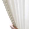 DotheDrape Pinch Pleat Sheer Curtain 40 Width 96 Inch Long for Living Room, Sliding Door, 1 Panel, Cream White view 3