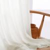 DotheDrape Pinch Pleat Sheer Curtain 40 Width 96 Inch Long for Living Room, Sliding Door, 1 Panel, Cream White view 4