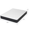 anwickjeff Queen Mattress,Memory Foam Hybrid Queen Mattresses,Mattress in a Box,Individual Pocket Spring Breathable Comfortable for Sleep Supportive and Pressure Relief (Queen Size) view 3