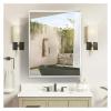 INTRIXX Aluminum Mirror Cabinet 24x30 Inch with Adjustable Shelves Bathroom Medicine Cabinet Surface Mount Elegant Design for Bathroom, YX-336 view 2