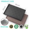 SIKADEER 25" x 22" Under Sink Mat Waterproof, Silicone Mat Kitchen Drawer Shelf and Cabinet Liner, Sink Protector for Kitchen Organizers and Storage, Boot Tray Pet Food Mats view 2
