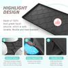 SIKADEER 25" x 22" Under Sink Mat Waterproof, Silicone Mat Kitchen Drawer Shelf and Cabinet Liner, Sink Protector for Kitchen Organizers and Storage, Boot Tray Pet Food Mats view 4