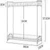 RhLLvJ Kitchen Organizer Spice Jar Shelf Organizer 2 Tier Stainless Steel Spice Bottle Rack Holder Storage Kitchen Countertop Shelves view 2