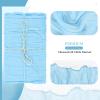 20 Pack Light Blue Cheesecloth Table Runner 10FT, Boho Gauze Table Runner Long Romantic Sheer Fabric Cheese Cloth Table Runners for Wedding Bridal Shower Party Spring Easter Decor(21.5x120Inch) view 3