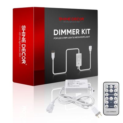 Shine Decor Bundle Products of Upgraded Dimmer Pack Remote with ECO LED Neon Rope Lights