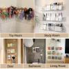 Acrylic Brochure Holder Wall Mount Acrylic Brochure Holder 8.5 X 11 Wall Mount, Transparent Wall Storage Rack for Record, Magazines, Files, Newspapers and Literature, Nursery Room Hanging Bookshelf ( view 4