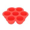 ZJchao Face Massage, Ice Roller Massager Reusable Silicone Ice Tray Fine Lines Removal Facial Beauty Ice Roller Ice Roller Cold Care Tools (Red) view 4