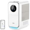 DREO Humidifiers for Bedroom, Top-filled Smart Quiet Cool Mist Humidifiers for Large Room Home, Oil Diffuser & Nightlight, 50Hours Runtime for Indoor Plants, with Alexa/Google, Grey view 1