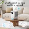 DREO Humidifiers for Bedroom, Top-filled Smart Quiet Cool Mist Humidifiers for Large Room Home, Oil Diffuser & Nightlight, 50Hours Runtime for Indoor Plants, with Alexa/Google, Grey view 3