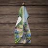 Caroline's Treasures Norwegian Elkhound Spring Path Kitchen Towel Dish Cloths Guest Hand Towel Decorative Bathroom Towel for Face,Tea, Dishcloth, Kitchen and Bath view 4