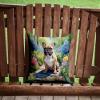 Caroline's Treasures French Bulldog Spring Path Throw Pillow Machine Washable, Indoor Outdoor Decorative Pillow for Couch, Bed or Patio, 14Hx14W view 2