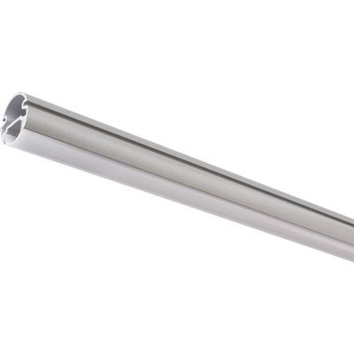 66" Lighted Closet Rod - 4000K, Aluminum Profile, Frosted Lens, Satin Nickel