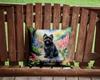 Caroline's Treasures Cairn Terrier Spring Path Throw Pillow Machine Washable, Indoor Outdoor Decorative Pillow for Couch, Bed or Patio, 14Hx14W view 2